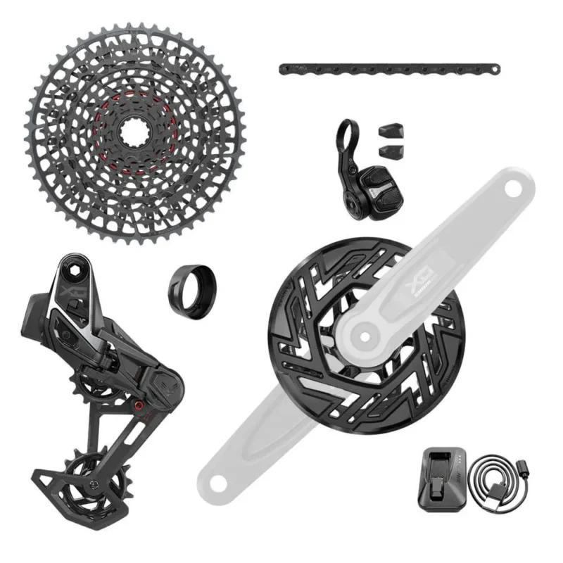 Bon Marché Sram Groupe de composants de vélo X0 T-Type Eagle E-MTB 104BCD Transmission AXS