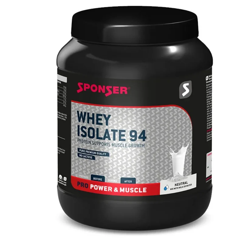 Affaire À Saisir Sponser Sport Food Isolat de protéine de lactosérum 94 Sans saveur 850g