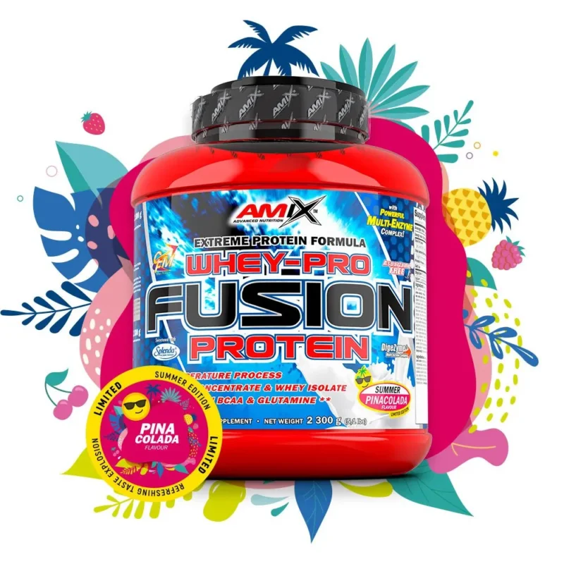 Nouvelle Collection Amix Isolat de protéine de lactosérum Fusion Piña Colada 1000g