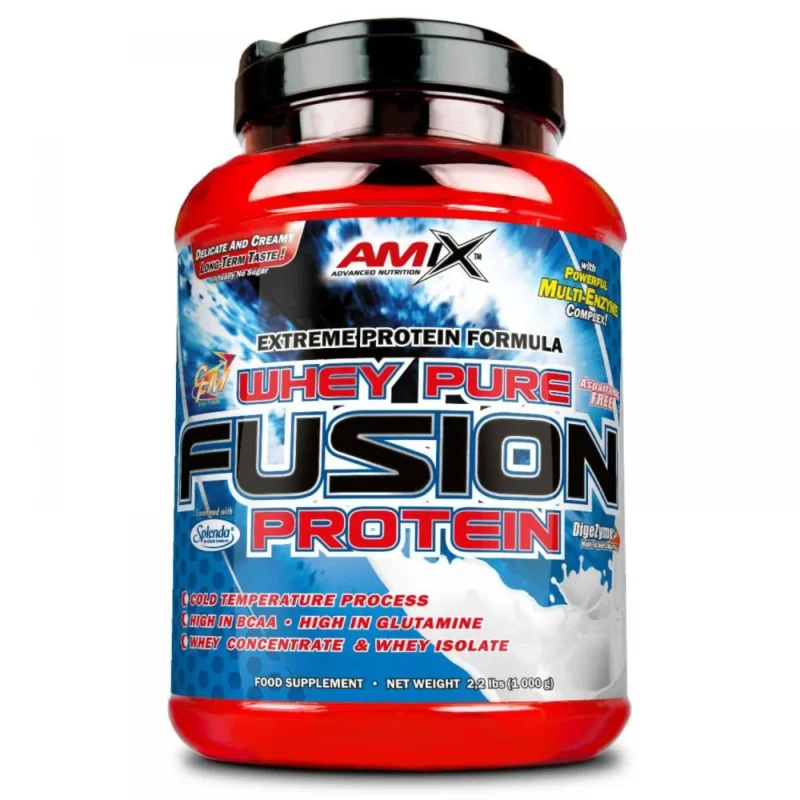 Nouveauté Amix Isolat de protéine de lactosérum Fusion Vanille 1000g