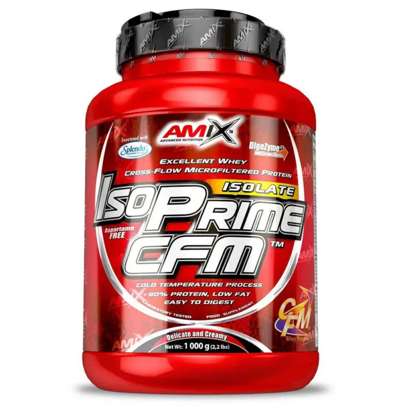 Amix Isolat de protéine de lactosérum IsoPrime CFM 1Kg Fraise 1kg Quantité Limitée
