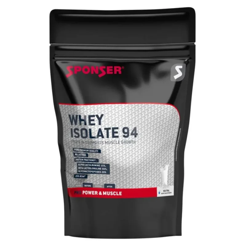 Sponser Sport Food Isolat de protéine de lactosérum Neutre 94 1500g Seulement Aujourd'hui