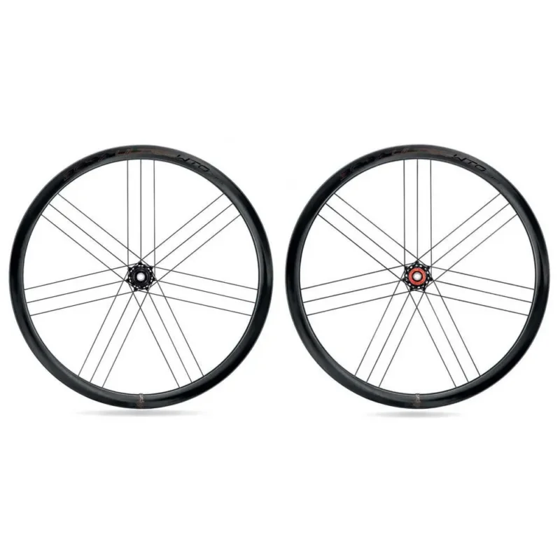 Quantité Limitée Campagnolo Jeu de roues de route Bora Ultra WTO C23 35 Disc Tubeless 2-Way Fit™