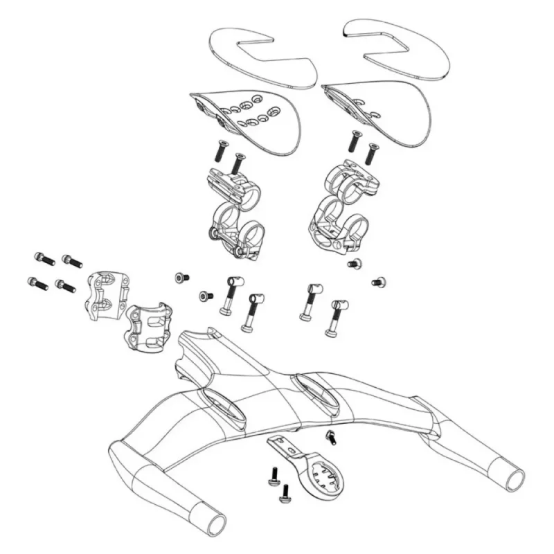Offre Du Jour Sram Kit de cales Vuka Clip B1 High Mount Angle