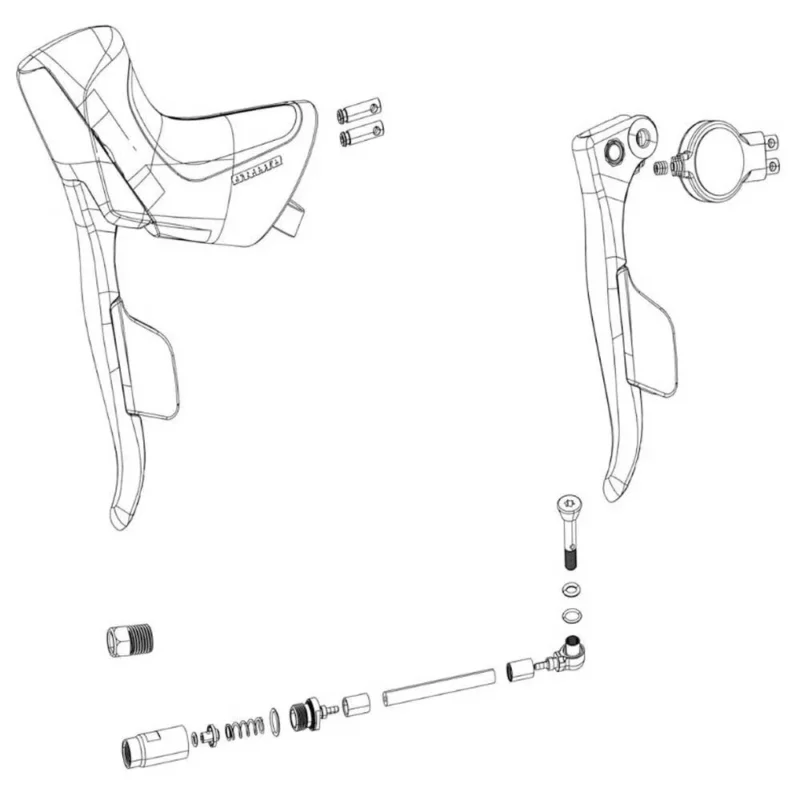 Bon Marché Sram Kit de levier Apex eTap AXS Left Disc