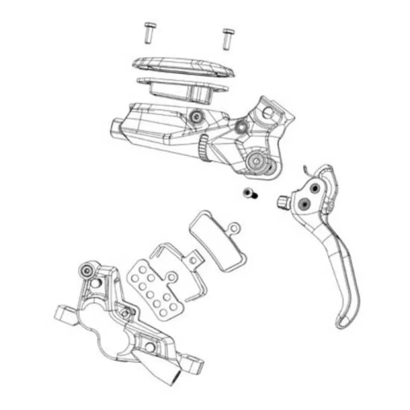 Remise Sram Kit de purge de freins Pro DOT 5.1 V2-X0/XX/Guide/Level/Code/HydroRoad/G2