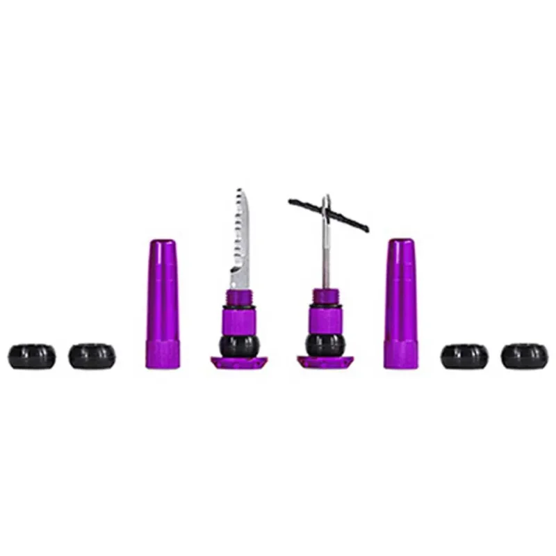 Muc Off Kit de réparation Stealth Tubeless Puncture Plug Purple Handlebar Offre Du Jour