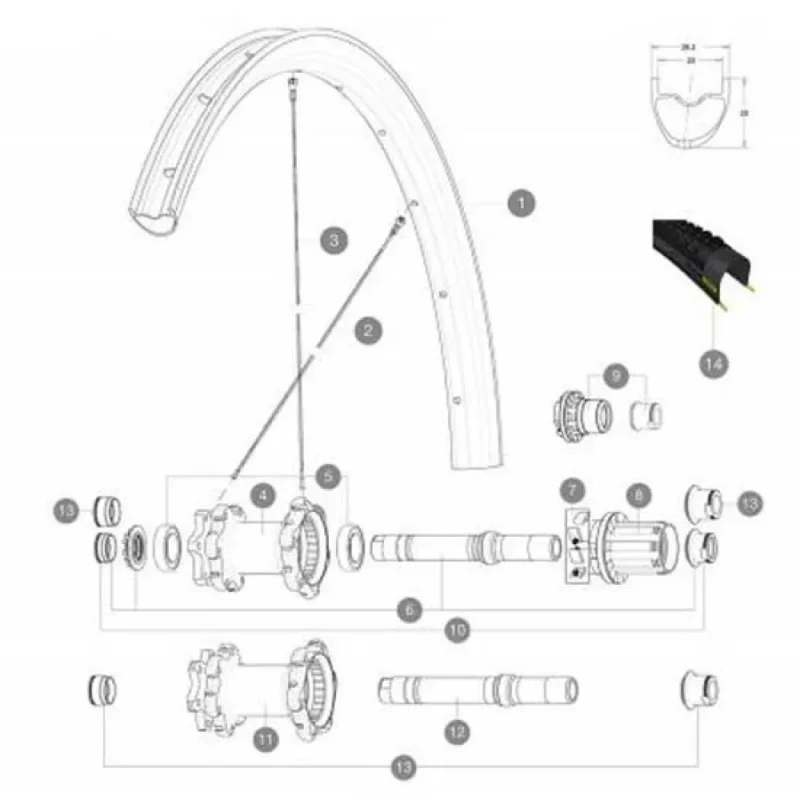 Prix Cassé Mavic Kit de service Kit Free Wheel ITS4 2012