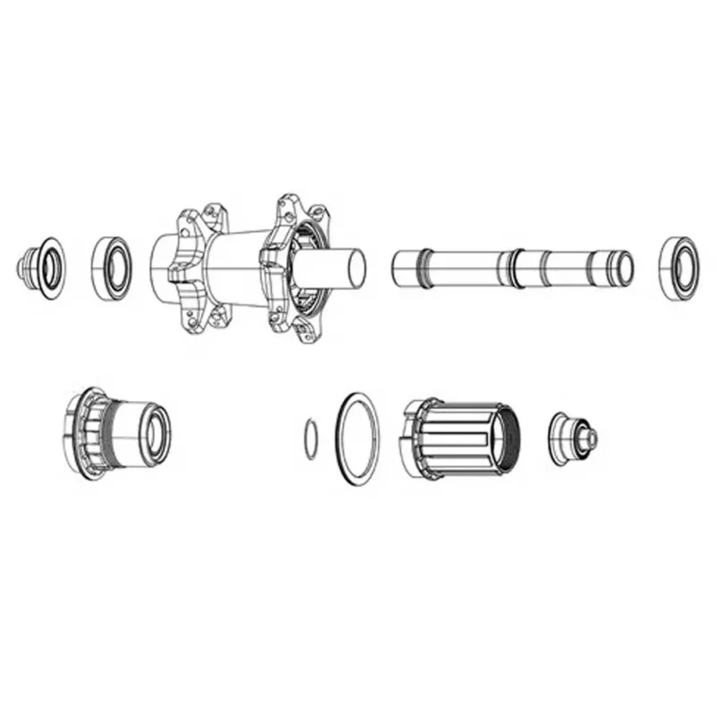 Zipp Kit ressort et cliquet pour moyeux ZR1 6 unités Offre Du Jour