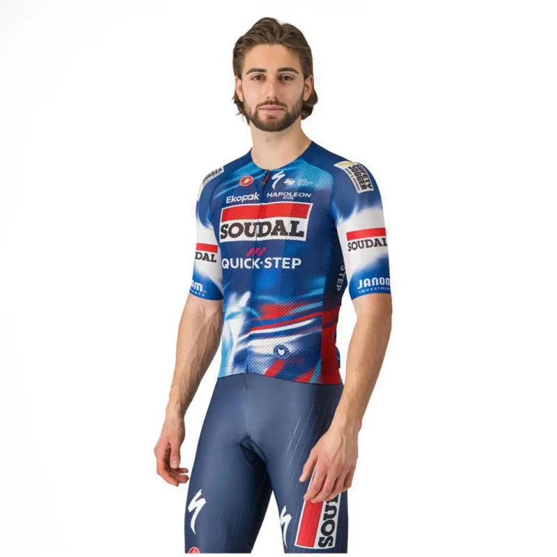 Castelli Maillot à manches courtes Climber´s A/C Soudal Quick-Step 2025 Promotion Saisonnière