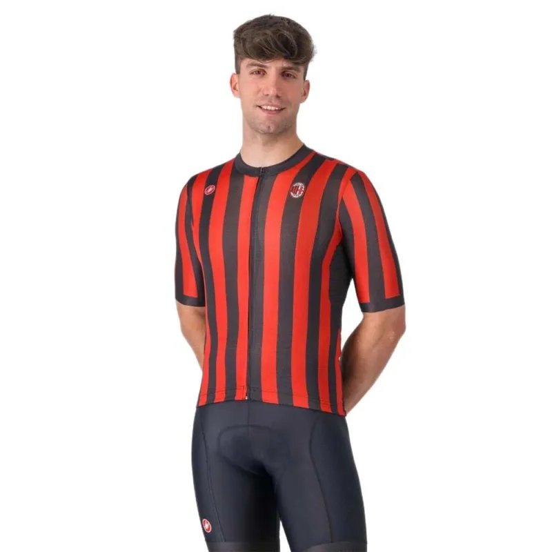Castelli Maillot à manches courtes Competizione 3 AC Milan Expédié Aujourd'hui