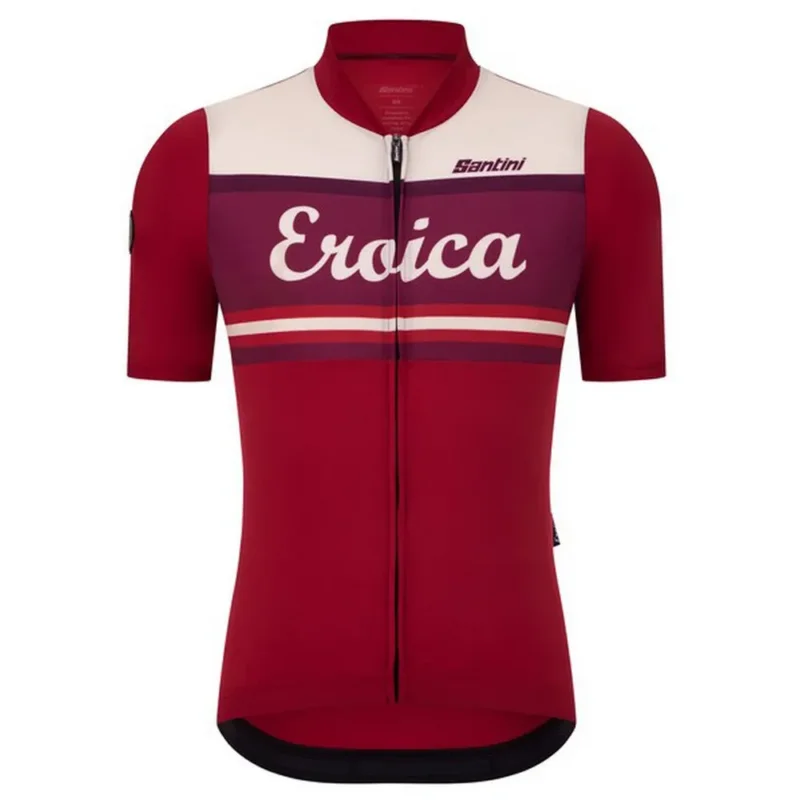 Santini Maillot à manches courtes Eroica Orcia Marque