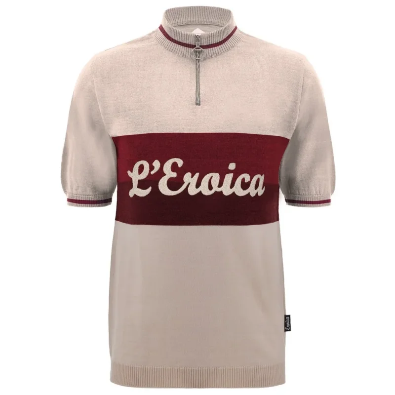 Réduction Santini Maillot à manches courtes Eroica Vino