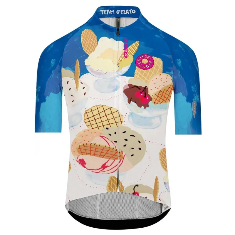 Q36.5 Maillot à manches courtes Gregarius Pro Team Gelato Prix Choc