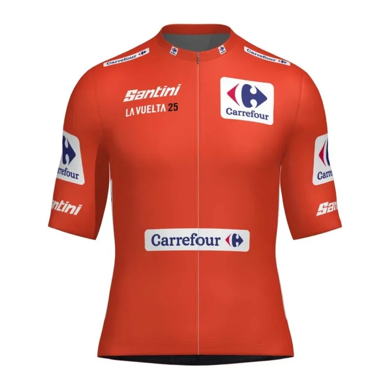 Meilleur Choix Santini Maillot à manches courtes La Vuelta Leader