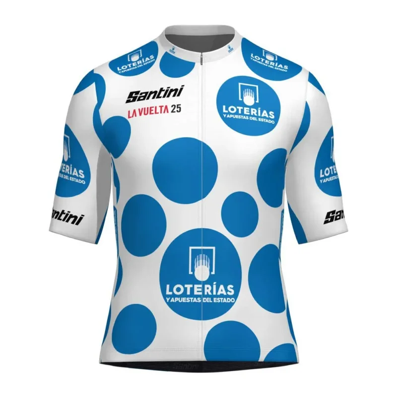 Santini Maillot à manches courtes La Vuelta Mountain Leader Seulement Aujourd'hui