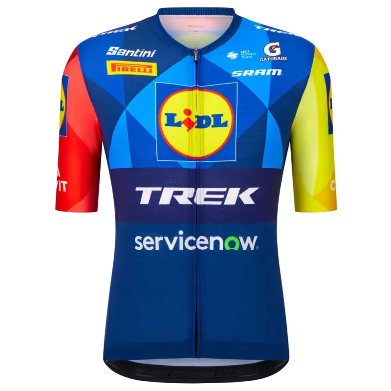 Bon Marché Santini Maillot à manches courtes LIDL Trek 2026