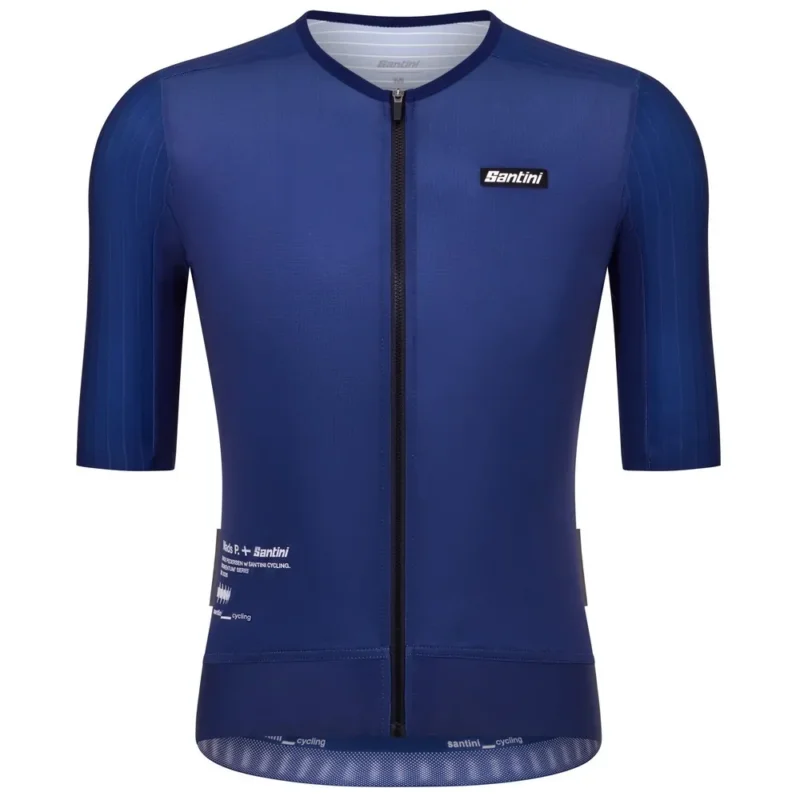 Offre Exclusive Santini Maillot à manches courtes Mads Pedersen Momentum Series