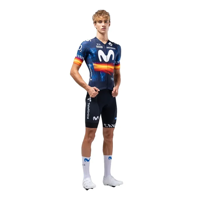 Vente Directe Gobik Teams Maillot à manches courtes Odyssey Movistar Team Spanish Champion 2026