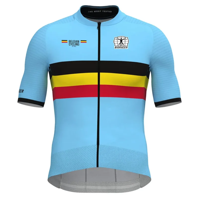 Dernier Modèle Bioracer Maillot à manches courtes Official Belgian