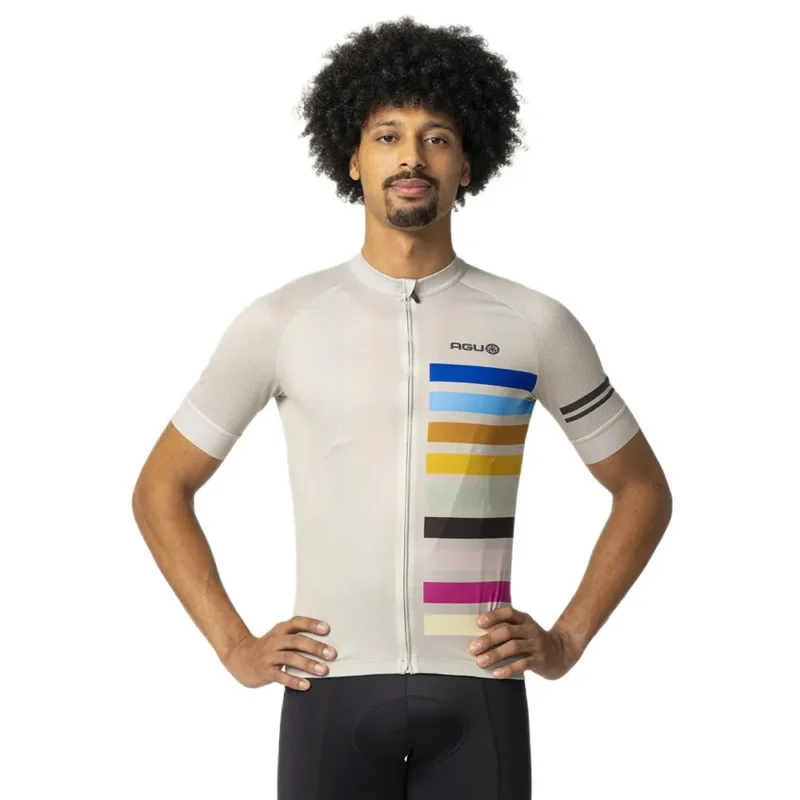 Réduction AGU Maillot à manches courtes Rainbow Essential