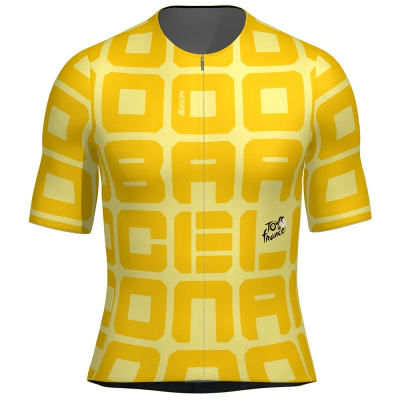 Livraison Express Santini Maillot à manches courtes TDF Grand Départ Barcelone