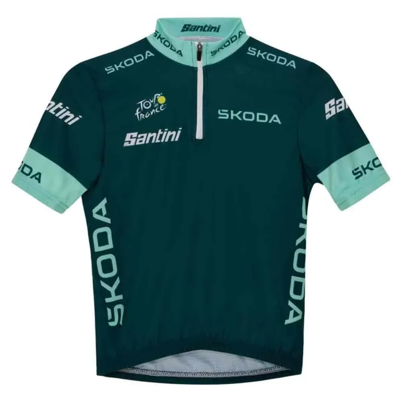 Promotion Saisonnière Santini Maillot à manches courtes Tour De France Official Best Sprinter