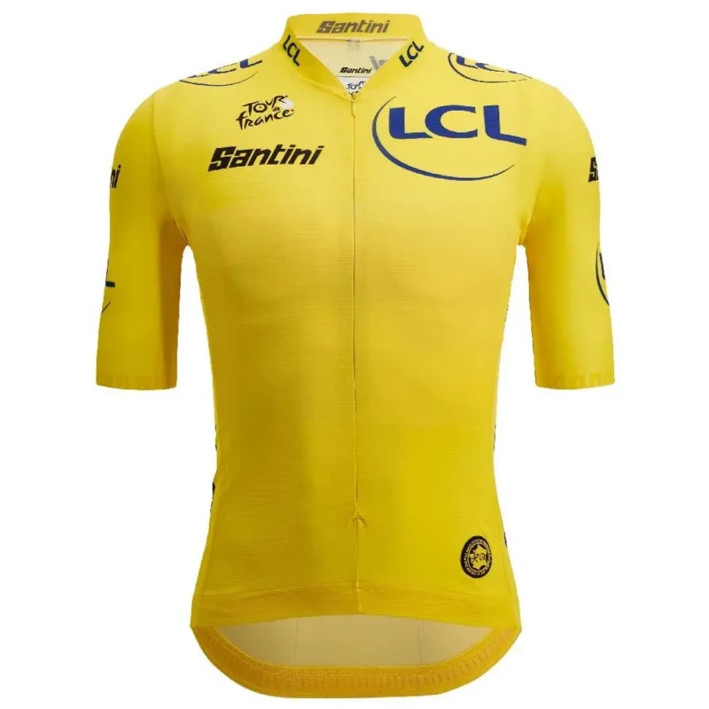 Expédition Rapide Santini Maillot à manches courtes Tour De France Official Yellow 2025