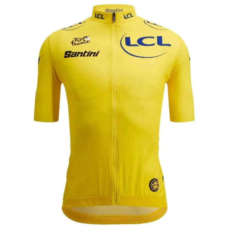 Vente Directe Santini Maillot à manches courtes Tour De France Yellow 2025
