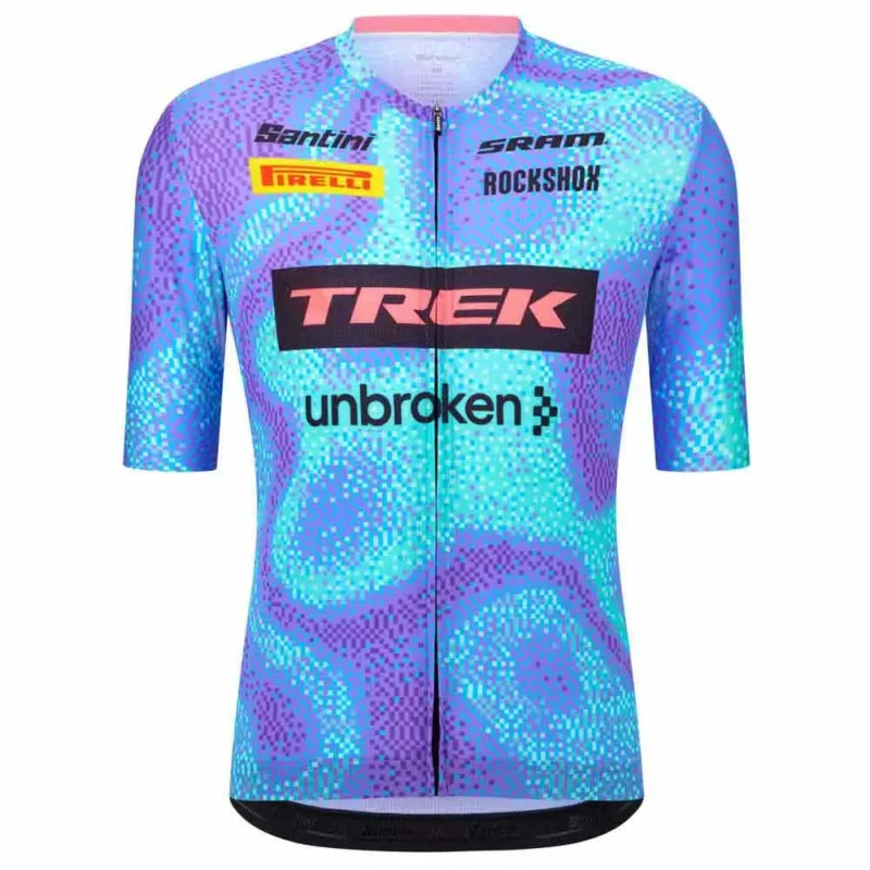 Santini Maillot à manches courtes Trek Factory Racing 2026 Livraison Express