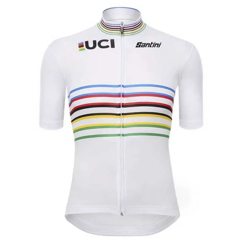 Santini Maillot à manches courtes UCI Official World Champion Master Offre Limitée