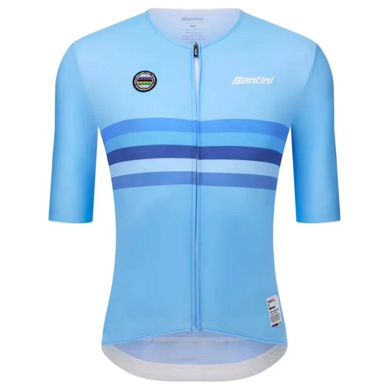 Santini Maillot à manches courtes UCI World Champion Belgium 2025 Soldes