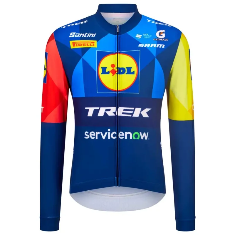 Santini Maillot à manches longues LIDL Trek 2026 Authentique