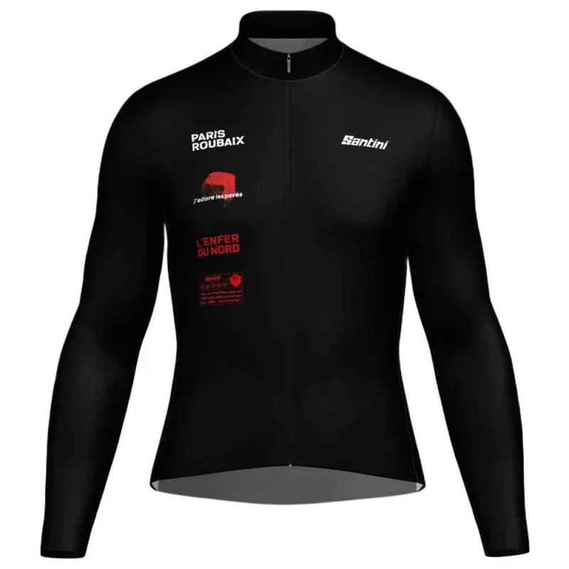 Santini Maillot à manches longues Paris-Roubaix 2026 Prix Cassé
