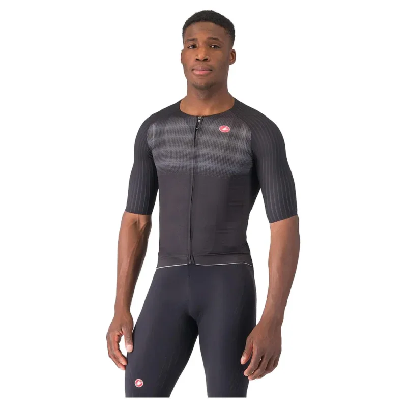 Castelli Maillot de triathlon à manches courtes Aero RC 8S Retour Gratuit