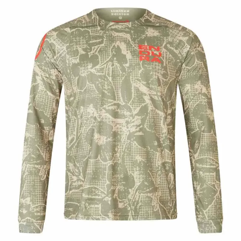 Endura Maillot enduro manches longues Grid Floral Ltd Populaire
