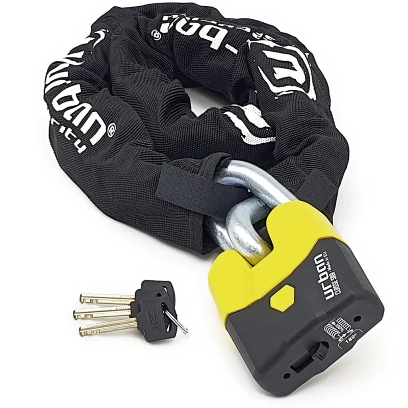 Offre Exclusive Urban Security Antivol à chaîne Padlock U8K+120 SRA