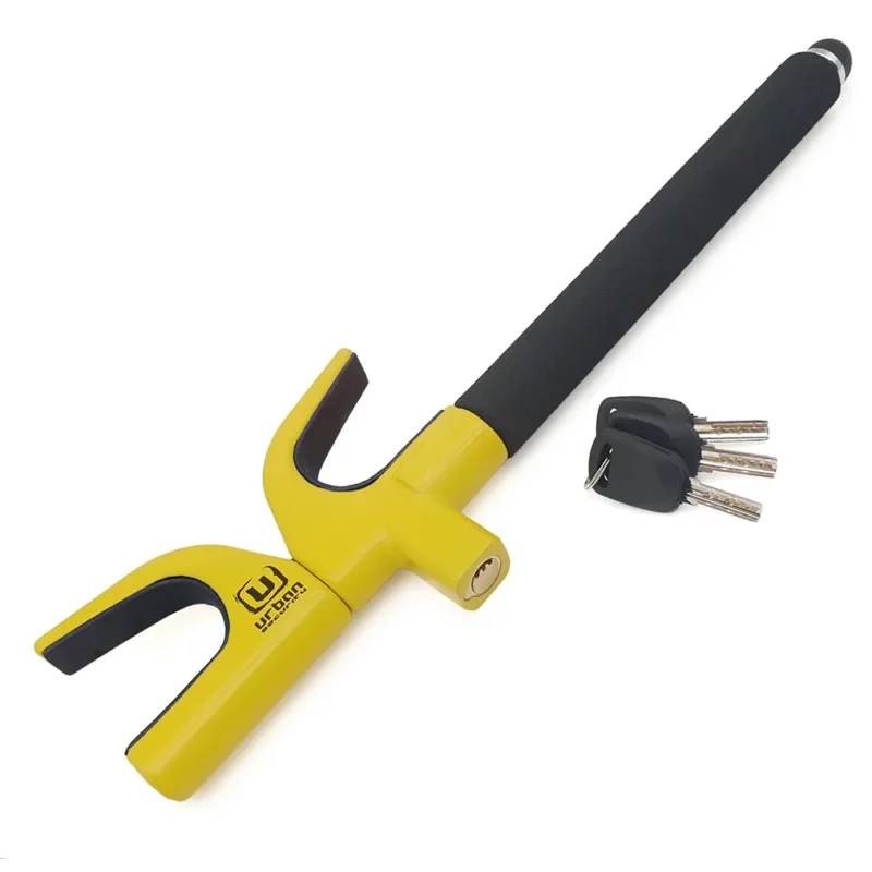Bon Plan Urban Security Antivol pour volant de voiture Steering Wheel Lock Yellow Body