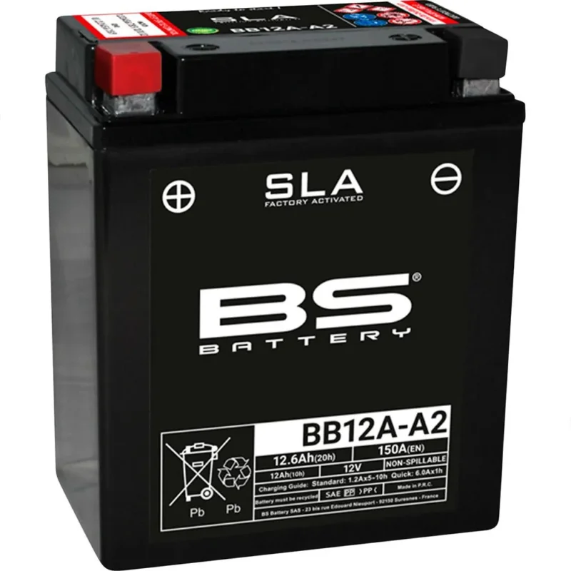 Dernier Modèle Bs Battery Batterie AGM BB12A-A/B