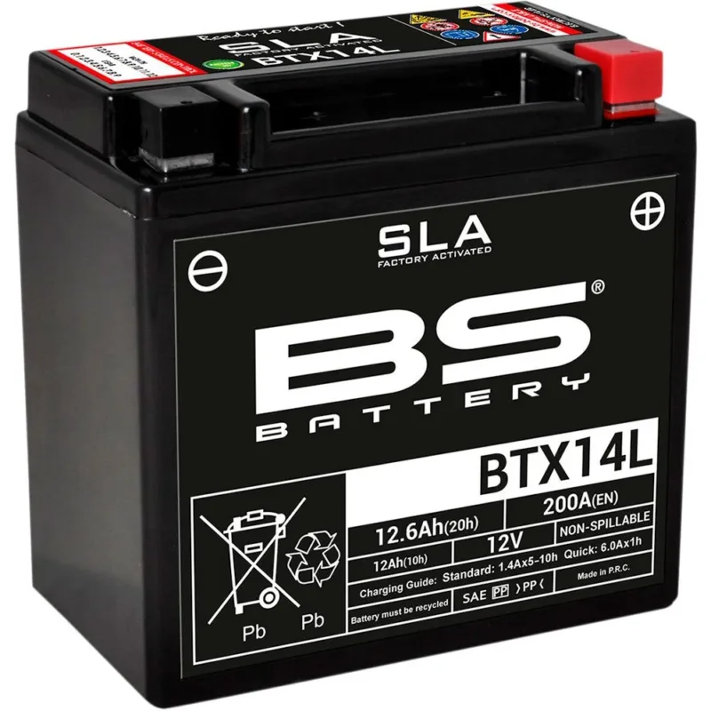 Bs Battery Batterie AGM BTX14L Prix Cassé