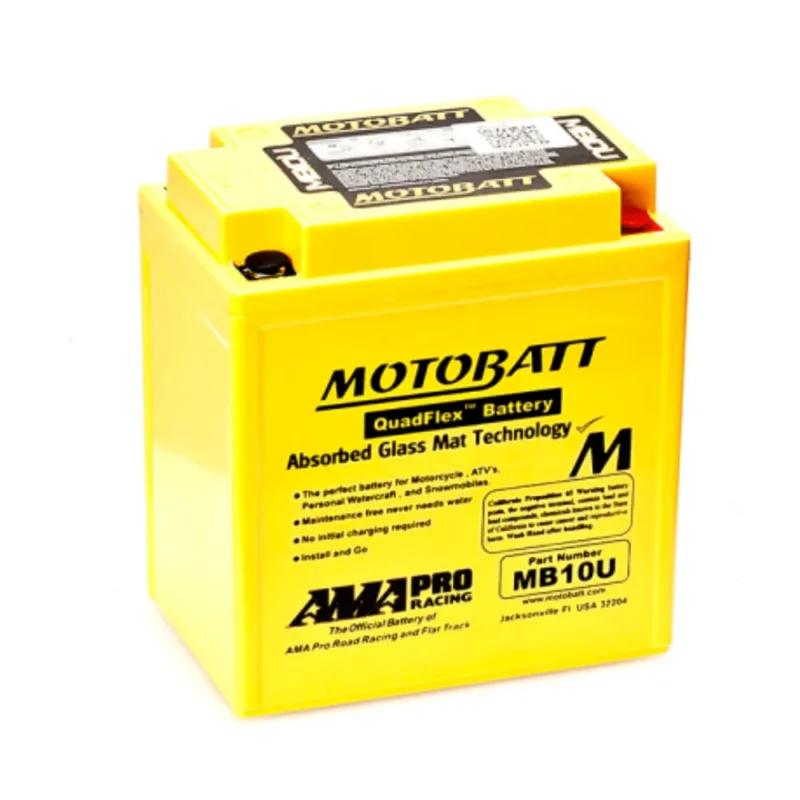 Achetez Aujourd'hui Motobatt Batterie AGM MB10U 12V 14.5AH
