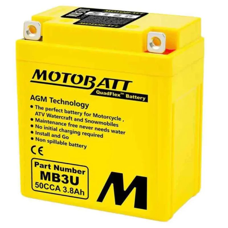 Motobatt Batterie AGM MB3U Commander Maintenant