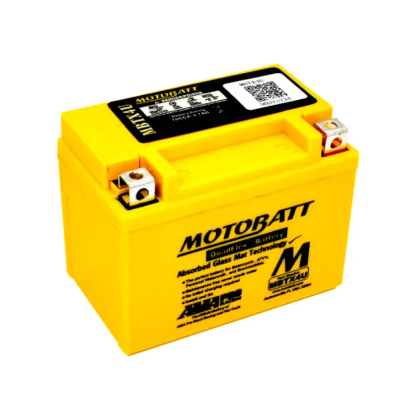 Motobatt Batterie AGM MBTX4U 12V 4.7AH Acheter Direct