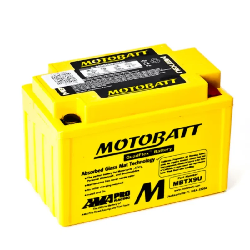 Motobatt Batterie AGM MBTX9U 12V 10.5AH Authentique