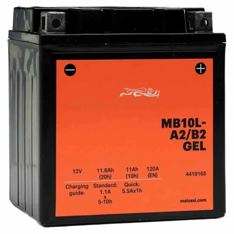 Livraison Express Malossi Batterie au gel MB10L-A2/B2