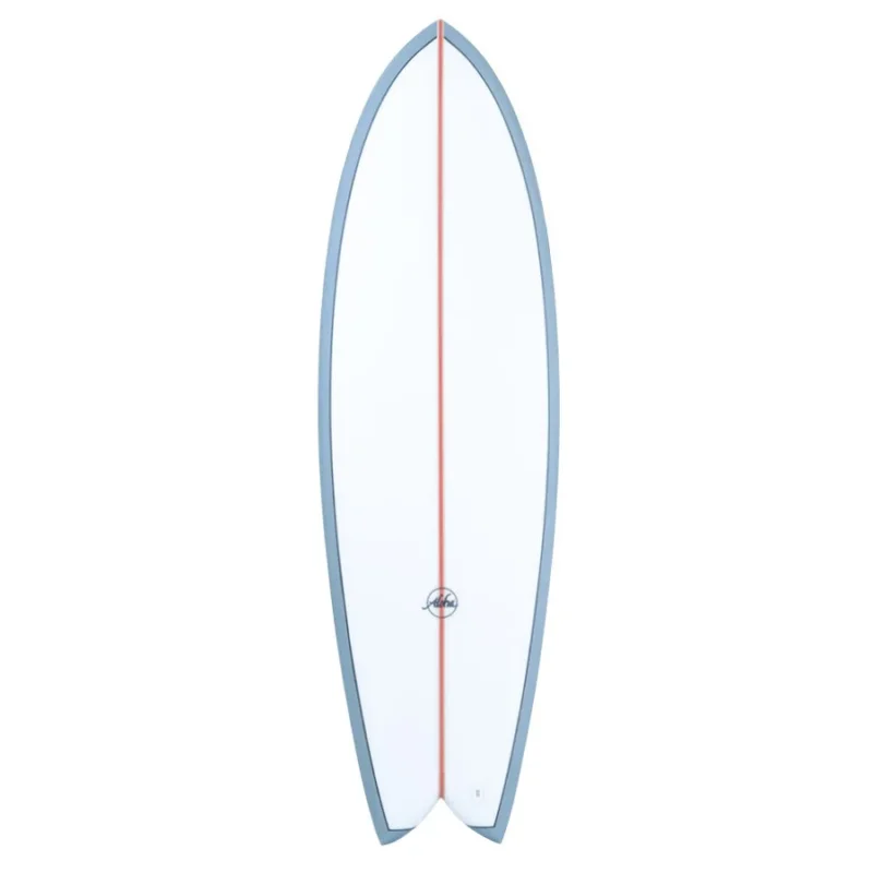 Acheter En Ligne Aloha Surfboards - Keel Twin PU PVCP Blue - 5‘8 - Futures