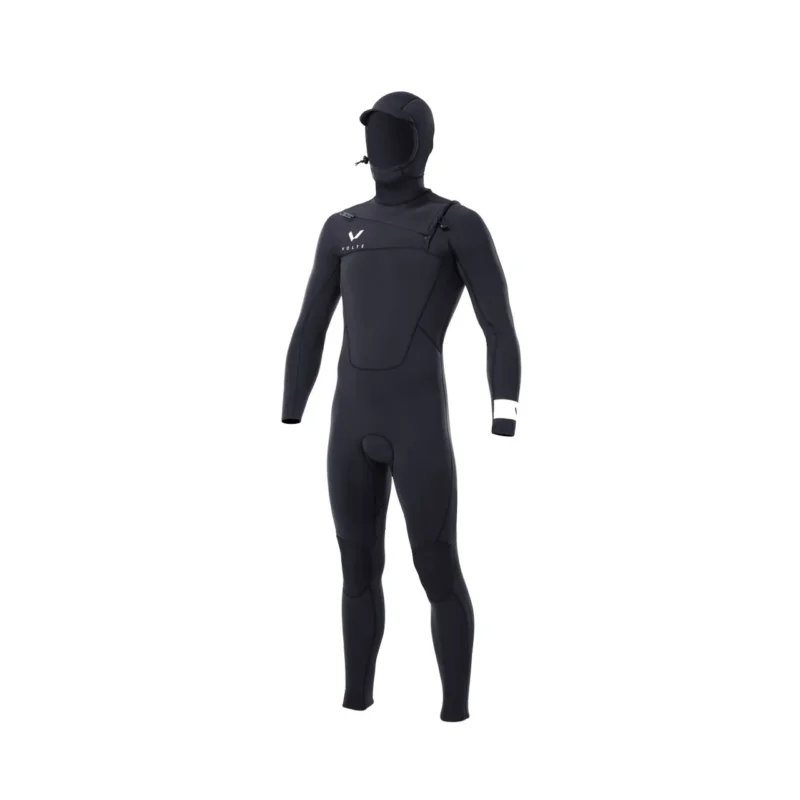 Commander Maintenant VOLTE - Premium 5/4 Chest Zip Hooded - Black