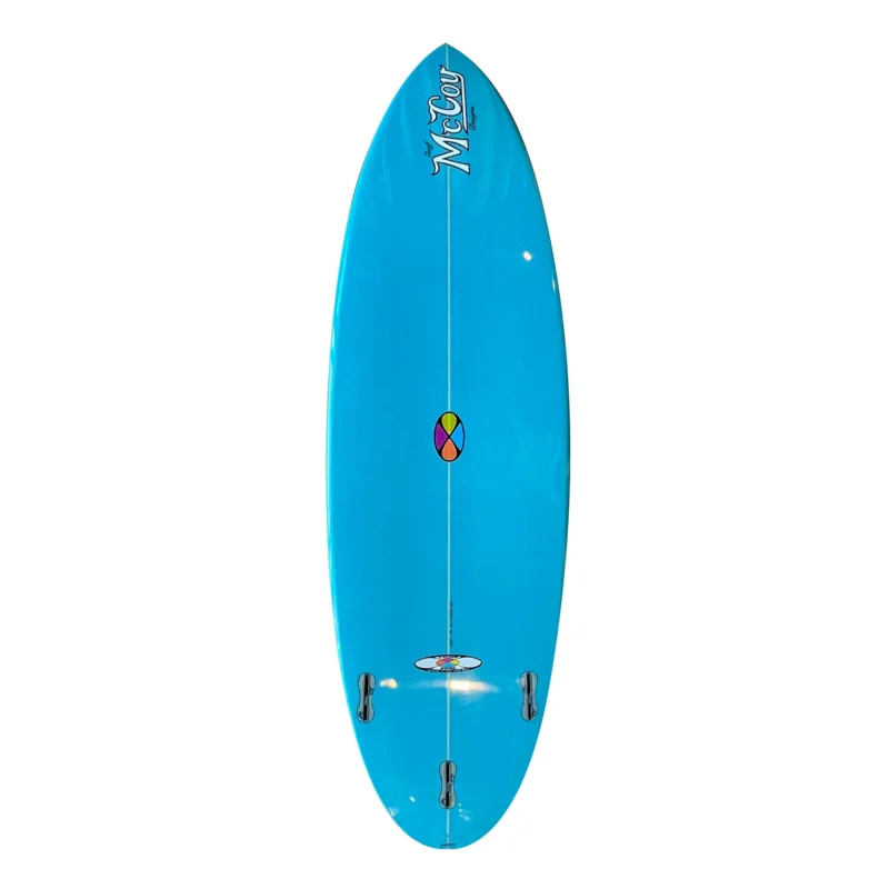 Commander Vite McCOY Surfboards - All Round Nugget (PU) - Blue / Yellow - 5‘8