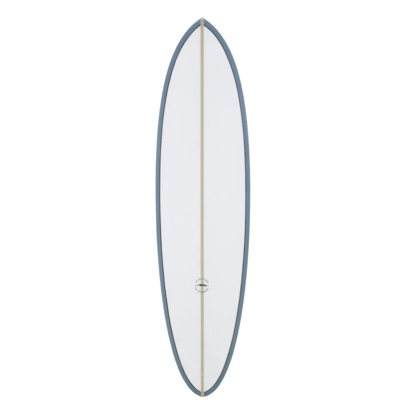 ALOHA Surfboards - EZ Mid 7‘4 (PU) PVCP Futures - Steel Populaire