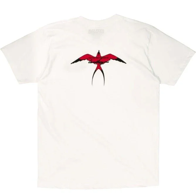 TAKAYAMA - T-shirt Red Bird - White Expédition Rapide